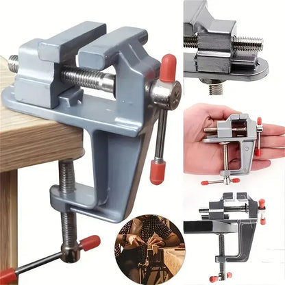 Mini 3.5" Aluminum Bench Vise for Jewelry & Hobby by HitMyNeed