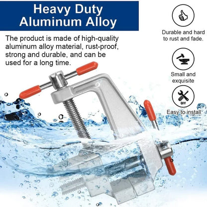 Mini 3.5" Aluminum Bench Vise for Jewelry & Hobby by HitMyNeed