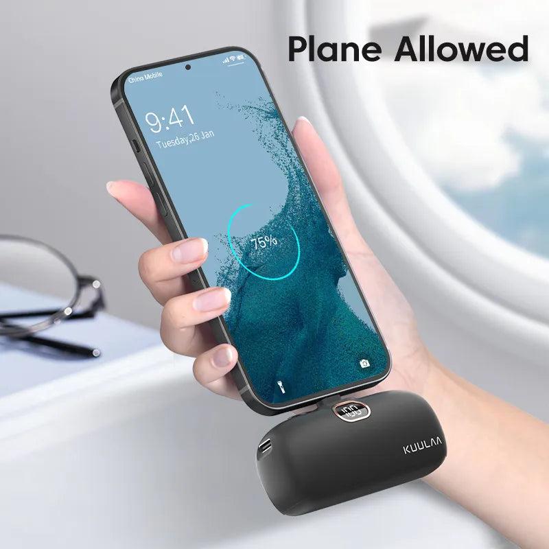 Mini 5000mAh Power Bank with QC & PD Fast Charging by HitMyNeed