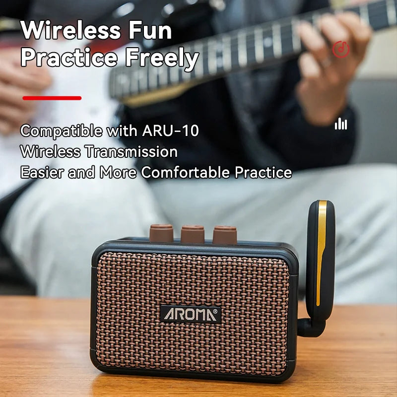 Mini 5W Bluetooth Guitar Practice Amplifier by HitMyNeed