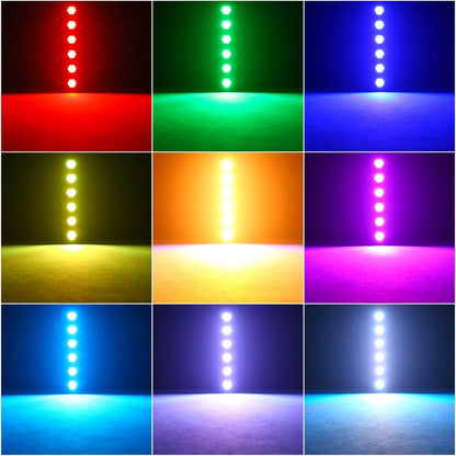 Mini 6 RGB Vintage LED Par Linear DMX Stage Lights by HitMyNeed