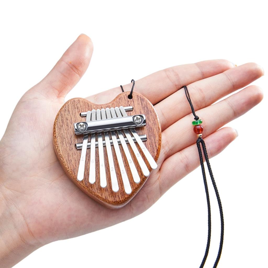 Mini 8-Key Kalimba Thumb Piano for Kids, Love Style by HitMyNeed