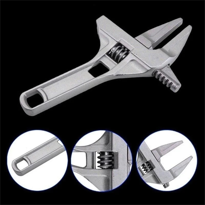 Mini Adjustable Bathroom Wrench 6-68mm Aluminum by HitMyNeed
