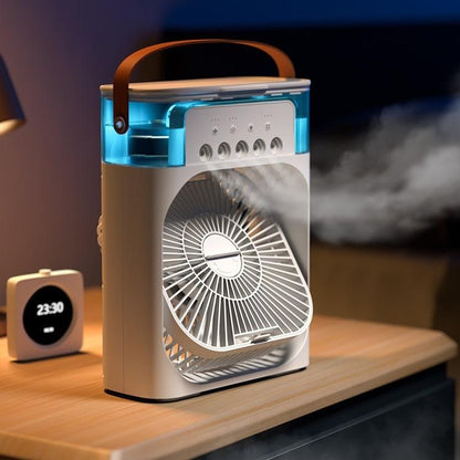 Mini Air Cooler Fan with 5-Hole Mist & 3 Speeds by HitMyNeed