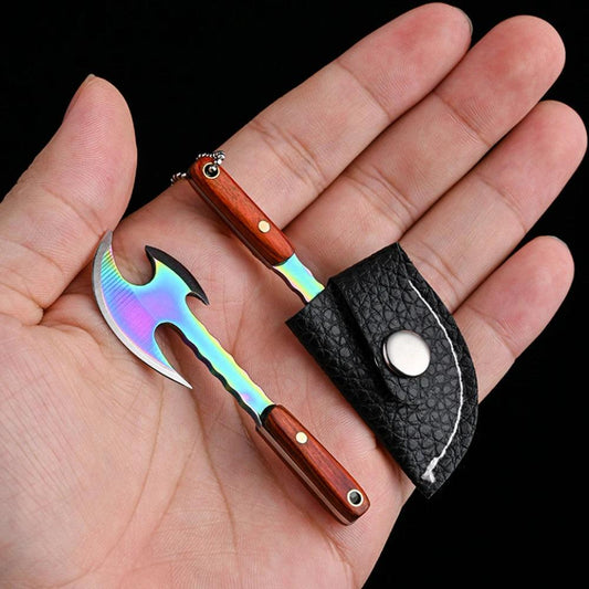 Mini Axe EDC Knife for Unboxing & Craft Detail Work color-axe by HitMyNeed