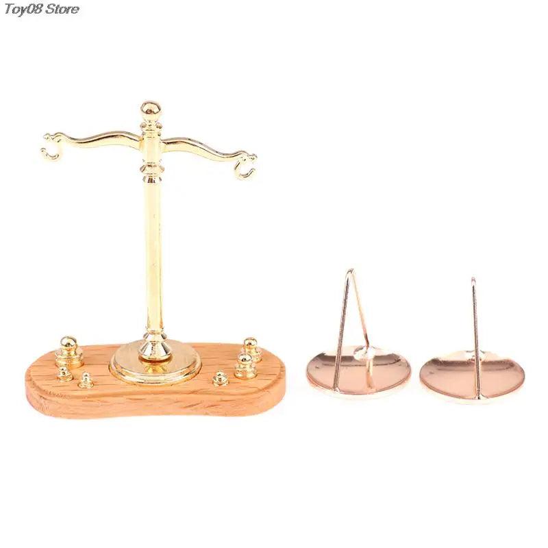 Mini Balance Scale Model for Dollhouse Decoration by HitMyNeed