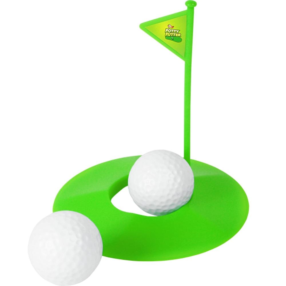 Mini Bathroom Golf Putting Set with Mat and Putter by HitMyNeed