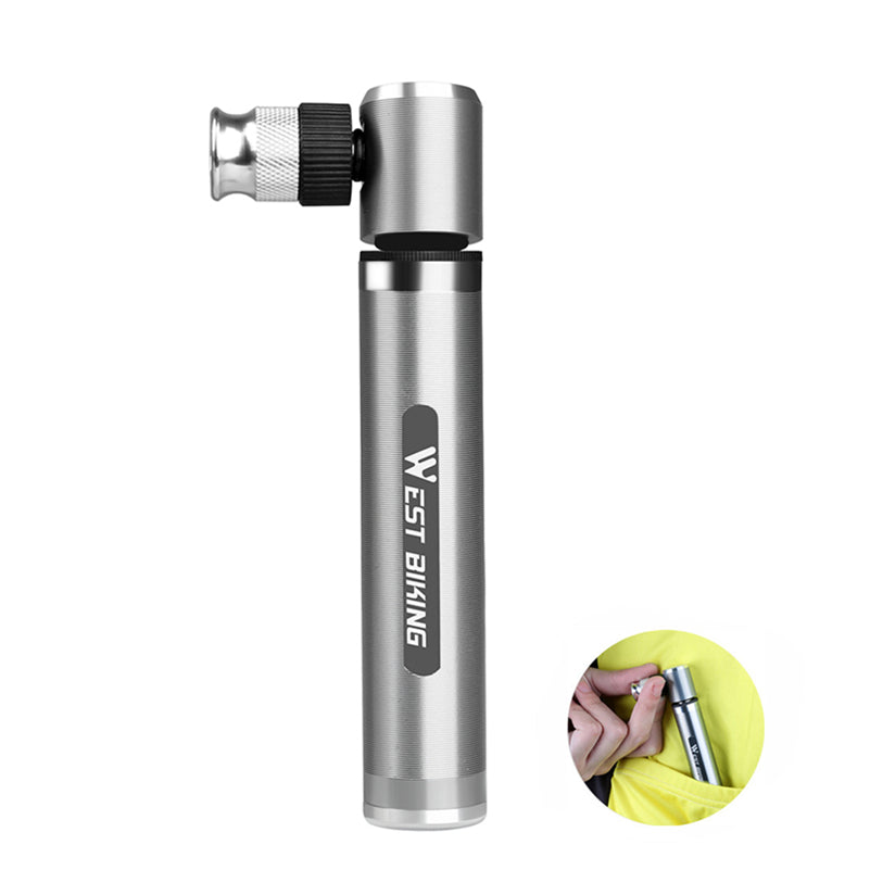 Mini Bike Pump Bicycle Tire Inflator 160 PSI by HitMyNeed