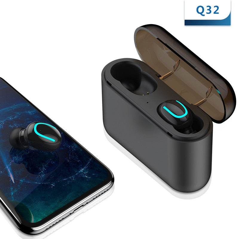 Mini Bluetooth 5.0 Wireless Earbuds with Charging Case by HitMyNeed