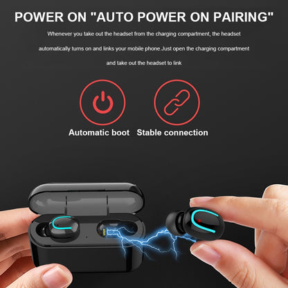 Mini Bluetooth 5.0 Wireless Earbuds with Charging Case by HitMyNeed