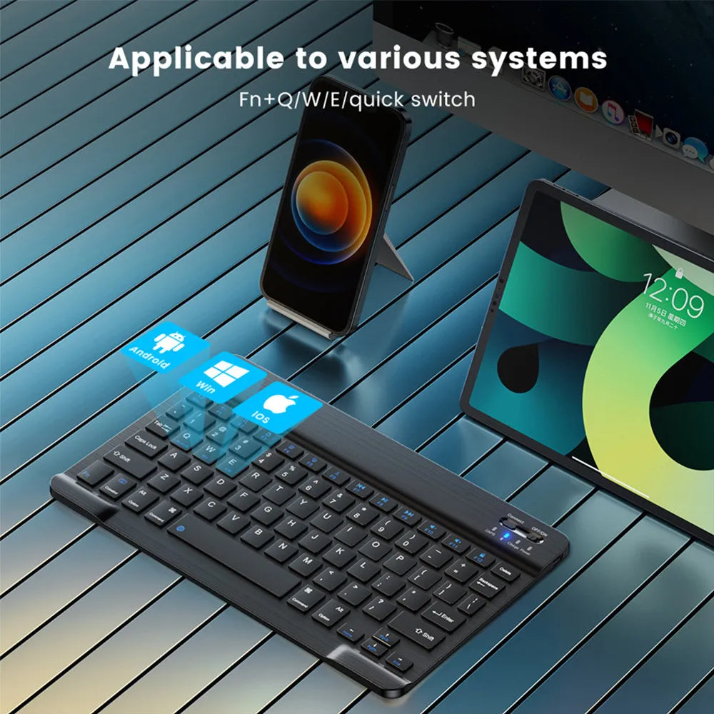 Mini Bluetooth Keyboard & Mouse for Tablet and Laptop by HitMyNeed