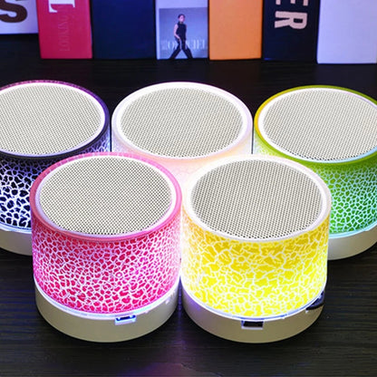 Mini Bluetooth LED Speaker A9 with Subwoofer & TF Slot by HitMyNeed