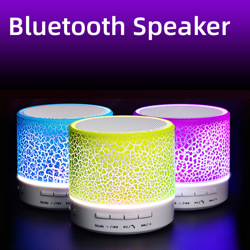 Mini Bluetooth LED Speaker A9 with Subwoofer & TF Slot by HitMyNeed