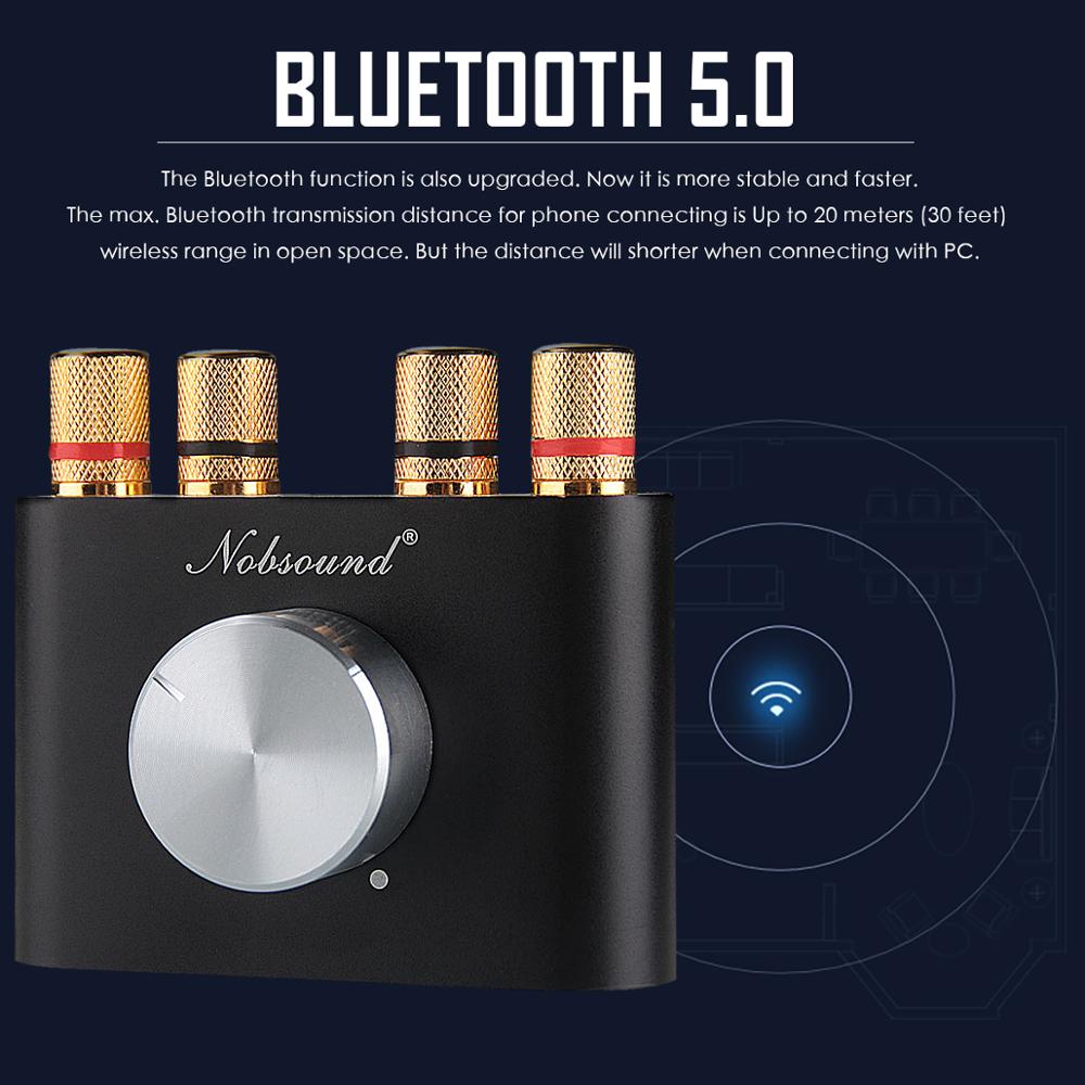 Mini Bluetooth Stereo Amplifier 50W x 2 by HitMyNeed