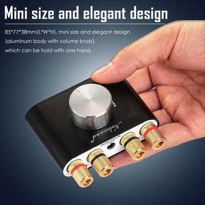 Mini Bluetooth Stereo Amplifier 50W x 2 by HitMyNeed