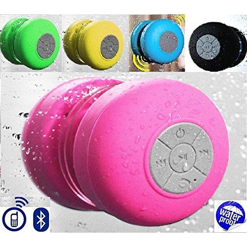 Mini Bluetooth Waterproof Shower Speaker with Mic by HitMyNeed
