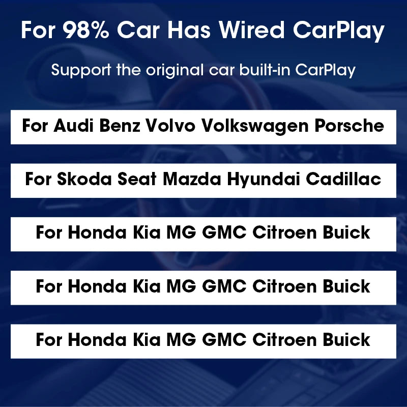 Mini Box Wired to Wireless CarPlay & Android Auto Adapter by HitMyNeed