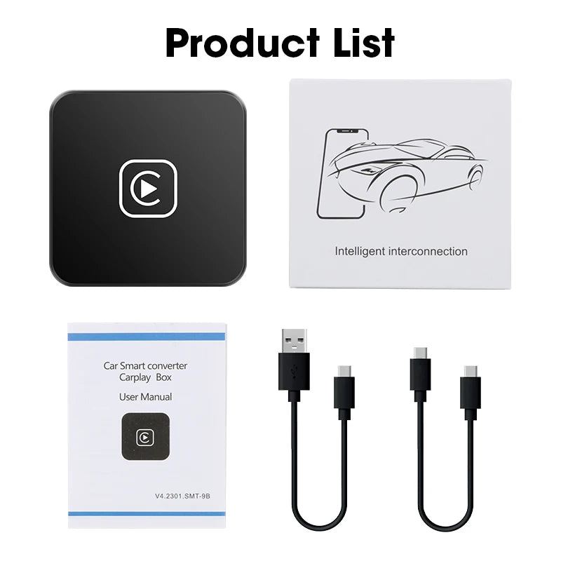 Mini Box Wired to Wireless CarPlay & Android Auto Adapter by HitMyNeed