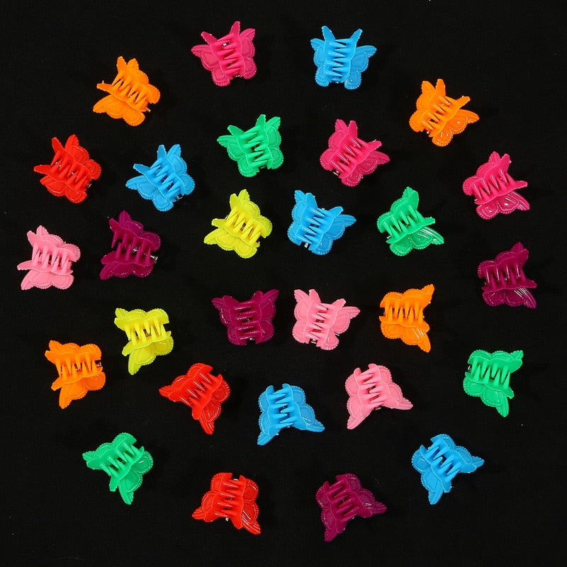 Mini Butterfly Hair Clips Set (50 pcs) by HitMyNeed