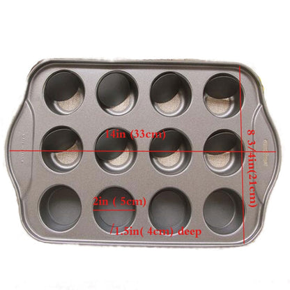 Mini Cheesecake Non-Stick Tray with 12 Cavities by HitMyNeed