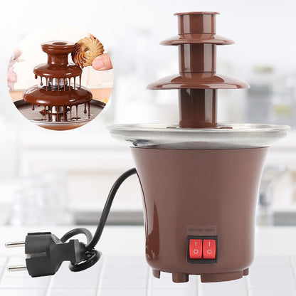 Mini Chocolate Fondue Fountain 2-Tier, 50W by HitMyNeed