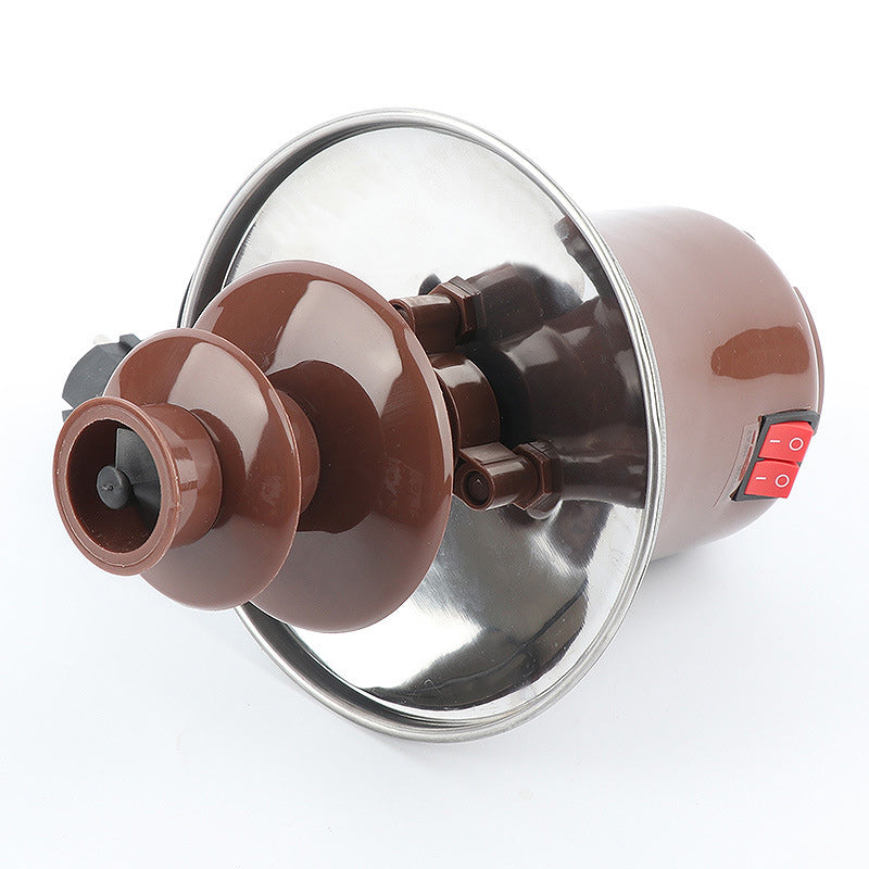 Mini Chocolate Fondue Fountain 2-Tier, 50W by HitMyNeed
