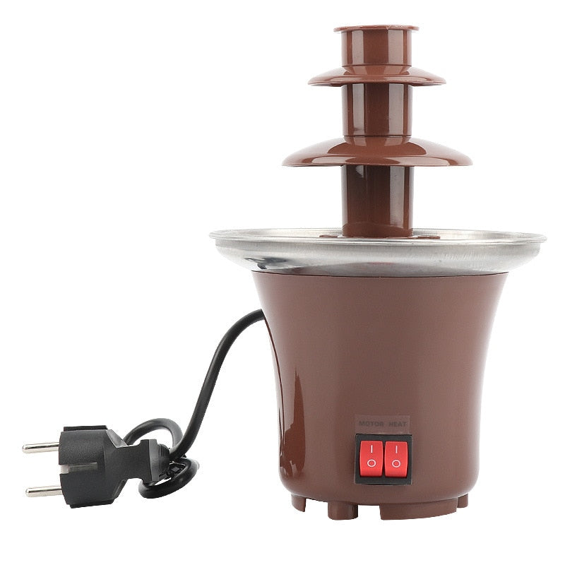 Mini Chocolate Fondue Fountain 2-Tier, 50W by HitMyNeed