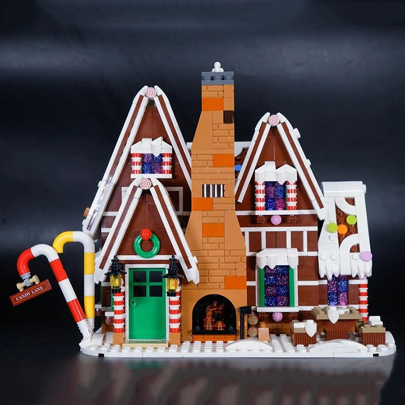 Mini Christmas Gingerbread House Building Block Set by HitMyNeed