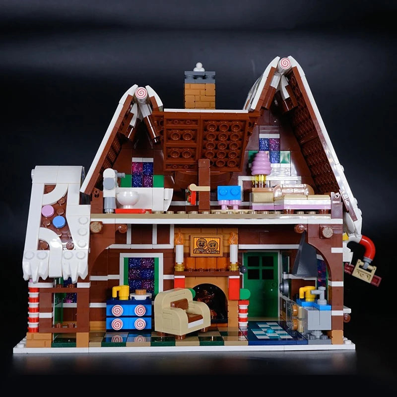 Mini Christmas Gingerbread House Building Block Set by HitMyNeed