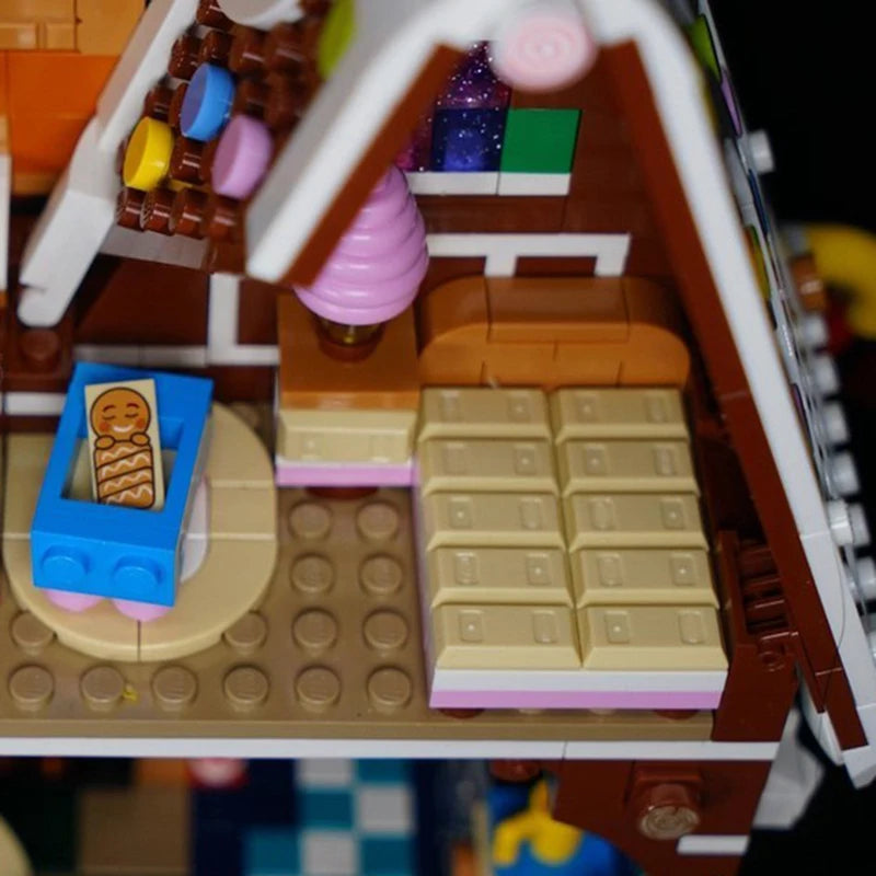 Mini Christmas Gingerbread House Building Block Set by HitMyNeed