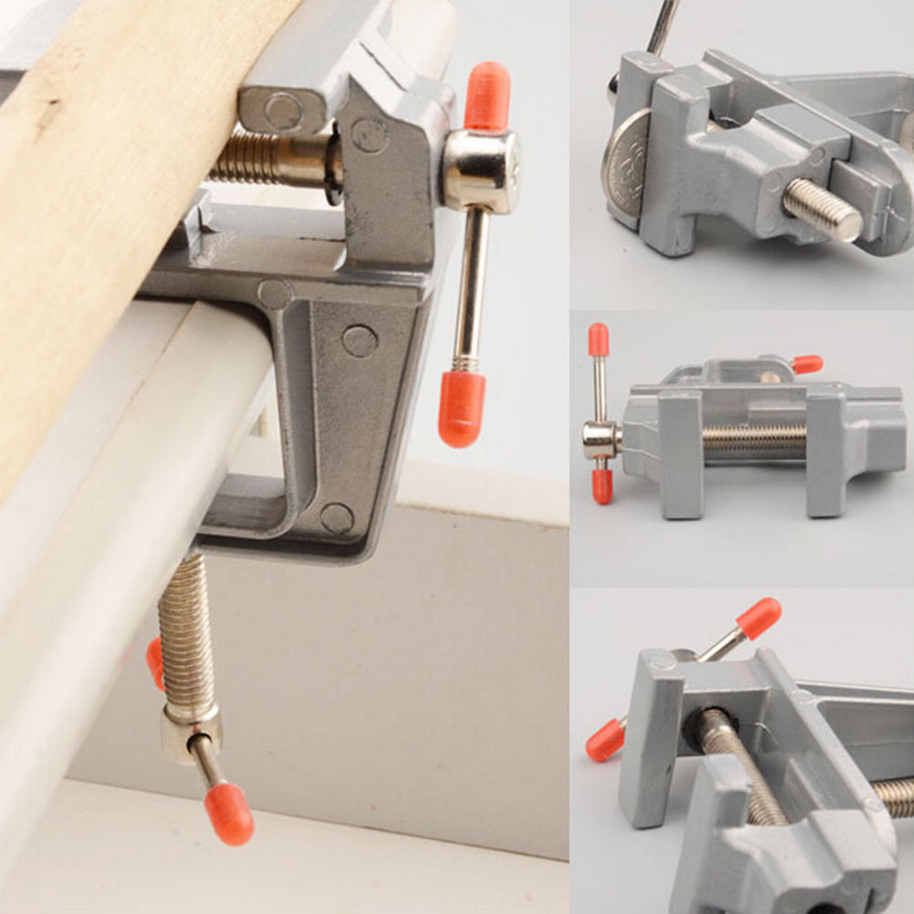 Mini Clamp-On Bench Vice for Hobby & Electronics by HitMyNeed