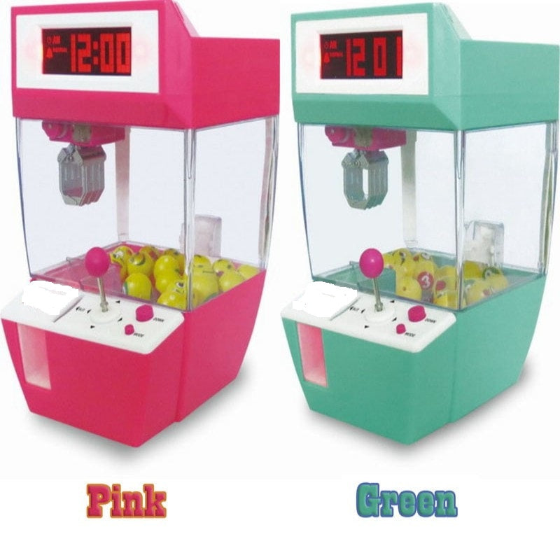 Mini Claw Machine Alarm Clock with LED Display by HitMyNeed