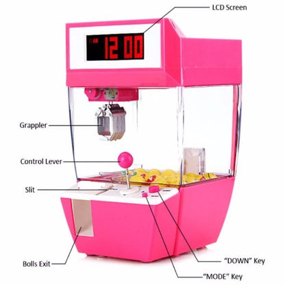 Mini Claw Machine Alarm Clock with LED Display by HitMyNeed