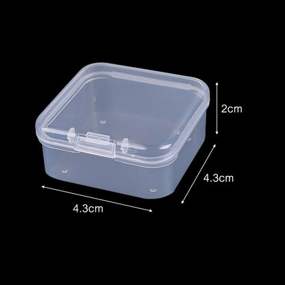Mini Clear Plastic Jewelry Storage Boxes (Set of 6) by HitMyNeed