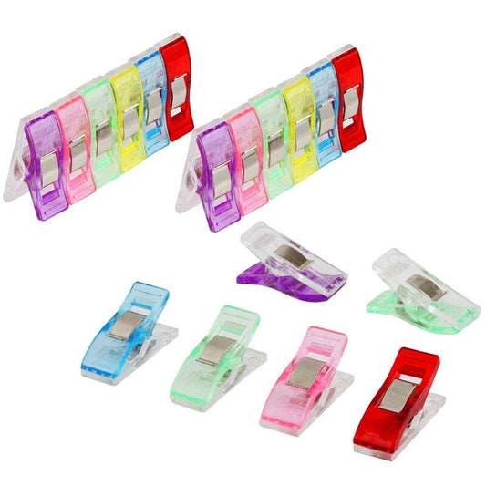 Mini Clear Quilt Binding Clips 20 Pack by HitMyNeed