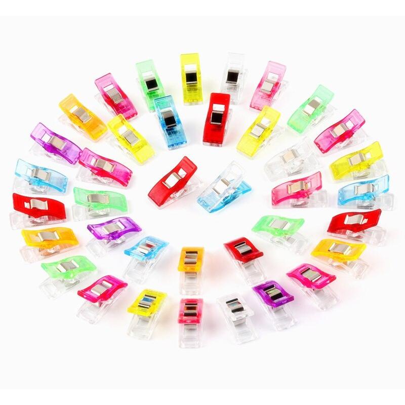 Mini Clear Quilt Binding Clips 20 Pack by HitMyNeed