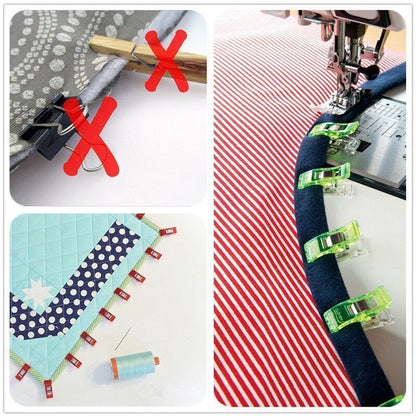 Mini Clear Quilt Binding Clips 20 Pack by HitMyNeed