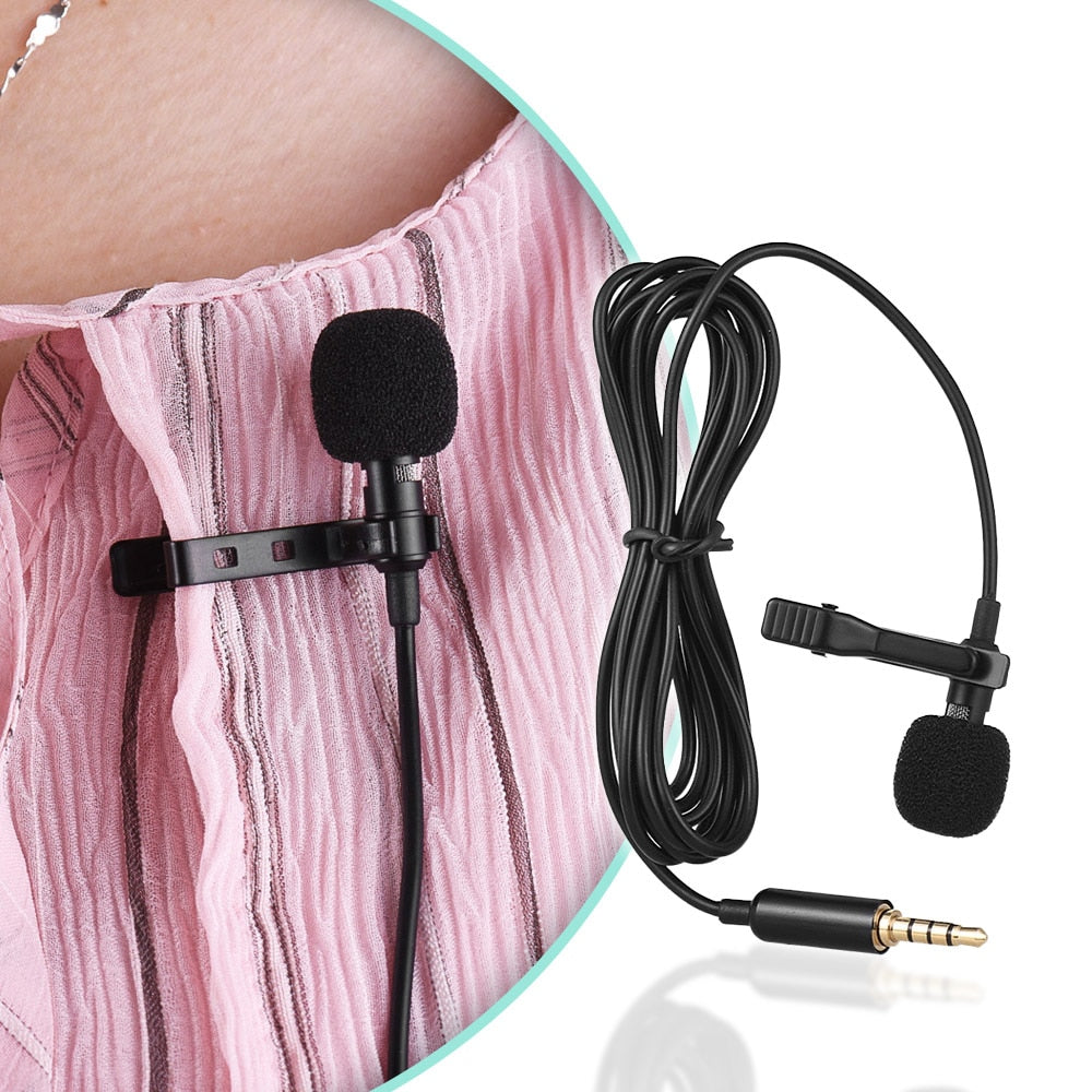 Mini Clip-On Phone Microphone with 3.5mm Jack by HitMyNeed