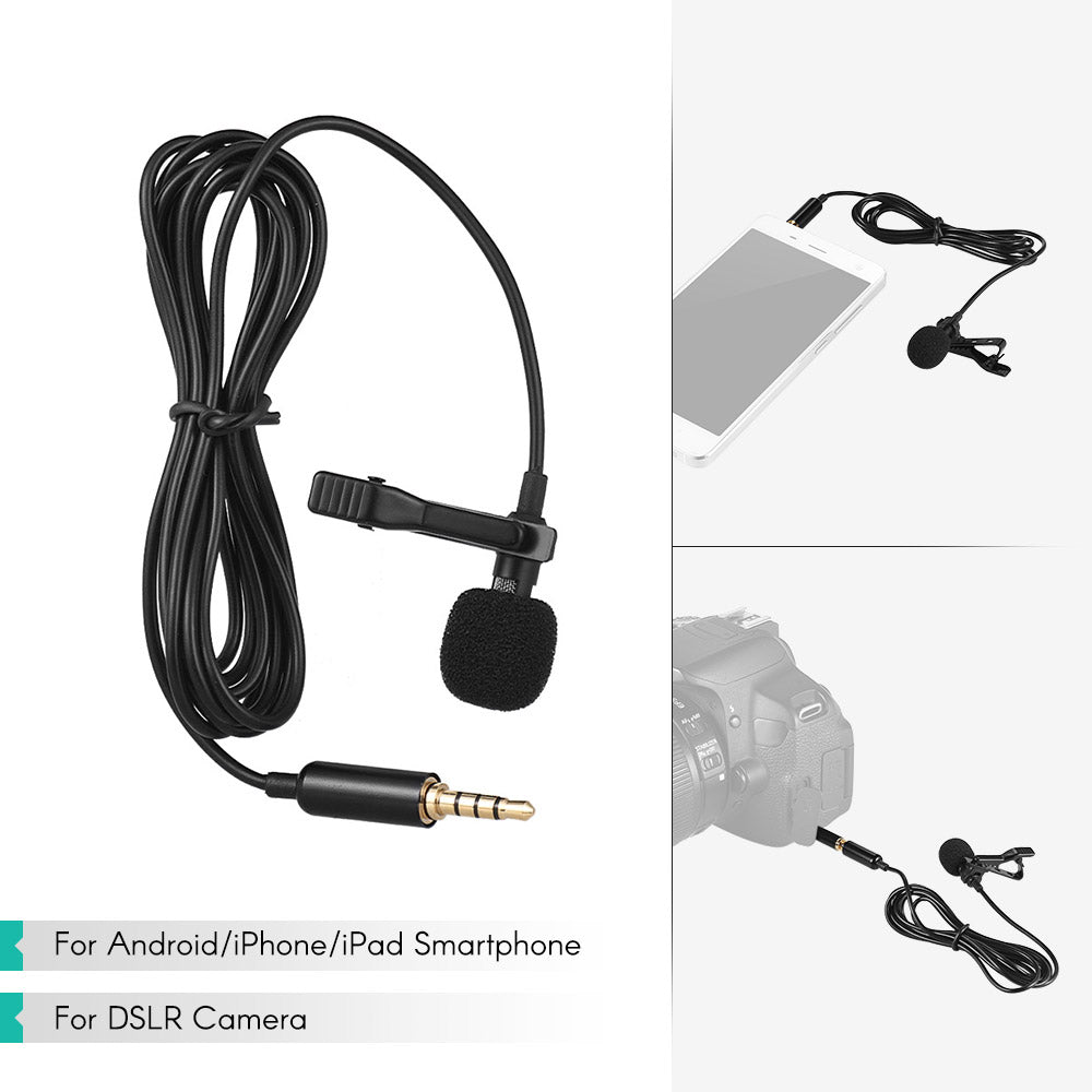 Mini Clip-On Phone Microphone with 3.5mm Jack by HitMyNeed