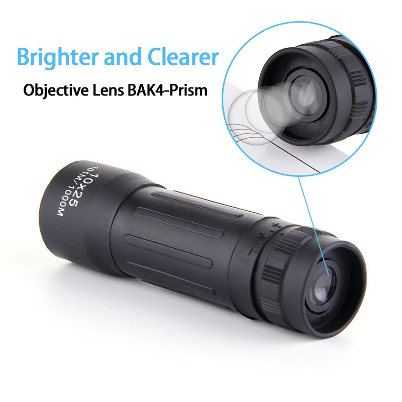 Mini Compact Monocular Telescope with Carry Pouch by HitMyNeed