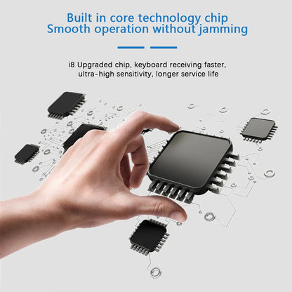 Mini Compact Wireless Backlit Keyboard with Touchpad 2.4G by HitMyNeed