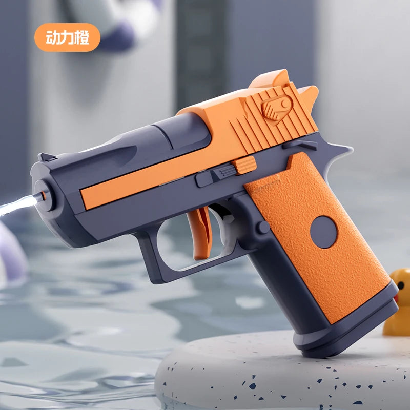 Mini Desert Eagle Style Water Gun Toy orange by HitMyNeed