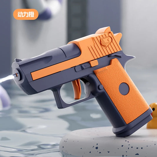 Mini Desert Eagle Style Water Gun Toy orange by HitMyNeed