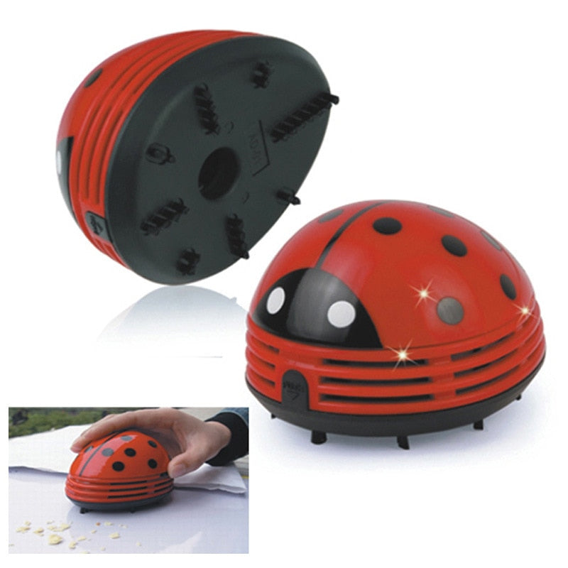Mini Desk Vacuum Cleaner Ladybug Dust Collector by HitMyNeed