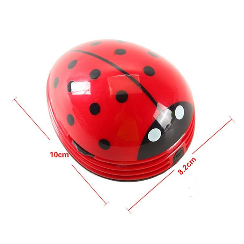 Mini Desk Vacuum Cleaner Ladybug Dust Collector by HitMyNeed