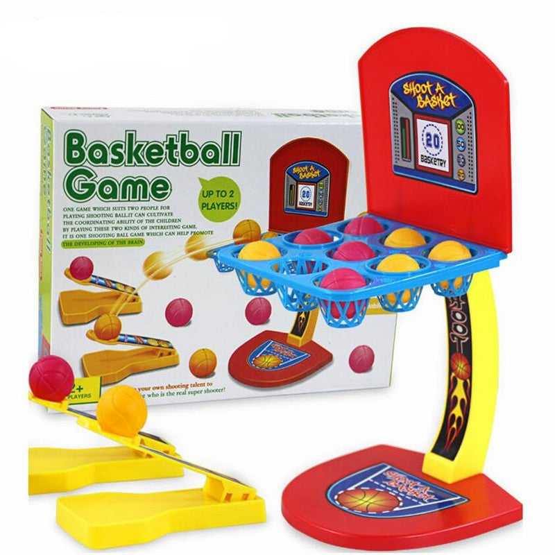 Mini Desktop Basketball Board Game with 2 Shooters by HitMyNeed