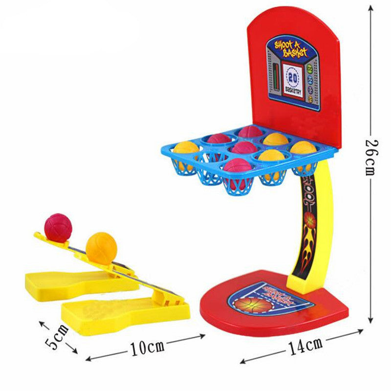 Mini Desktop Basketball Board Game with 2 Shooters by HitMyNeed