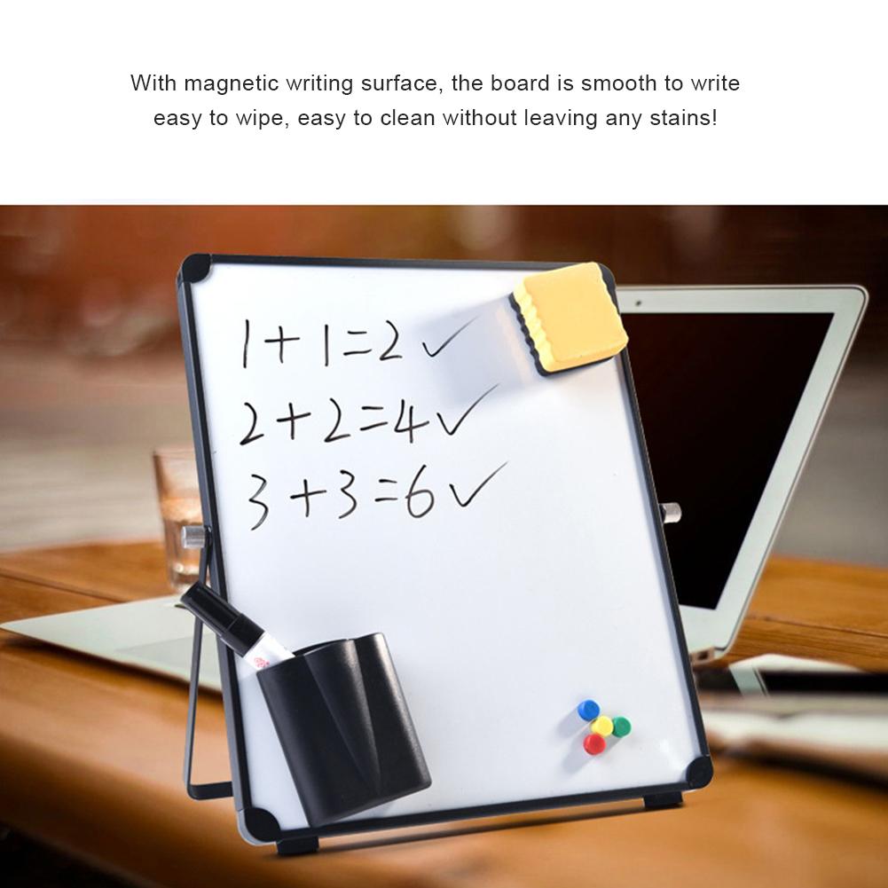 Mini Dry Erase Whiteboard with Foldable Stand by HitMyNeed