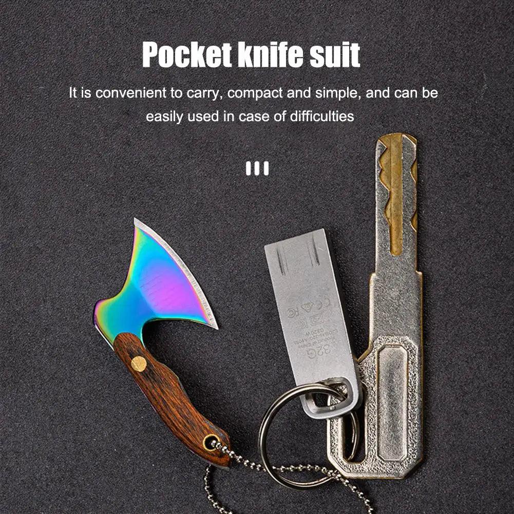 Mini EDC Keychain Knife with Bottle Opener by HitMyNeed