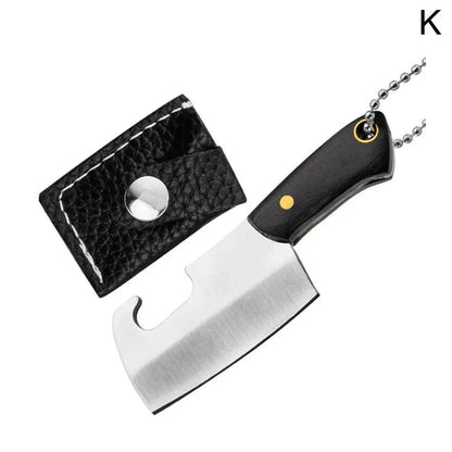 Mini EDC Keychain Knife with Bottle Opener k by HitMyNeed